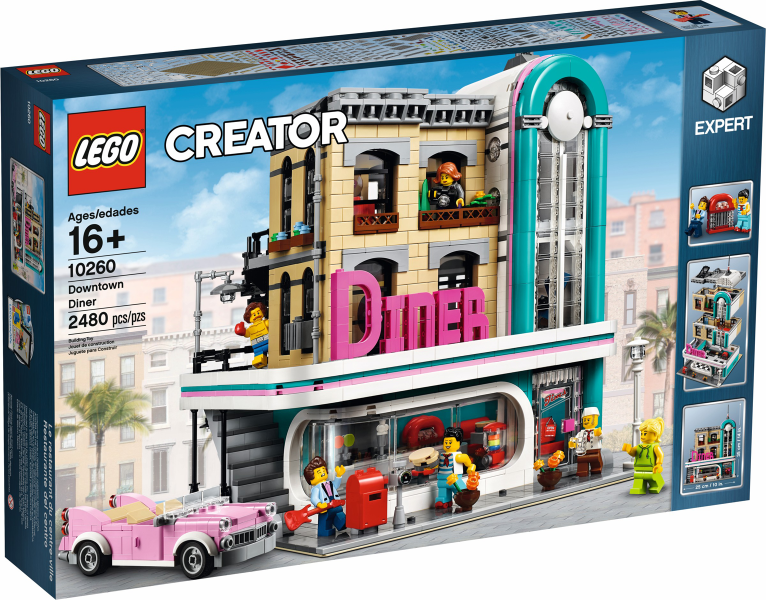 LEGO Creator - 10260 - Downtown Diner - USAGÉ / USED