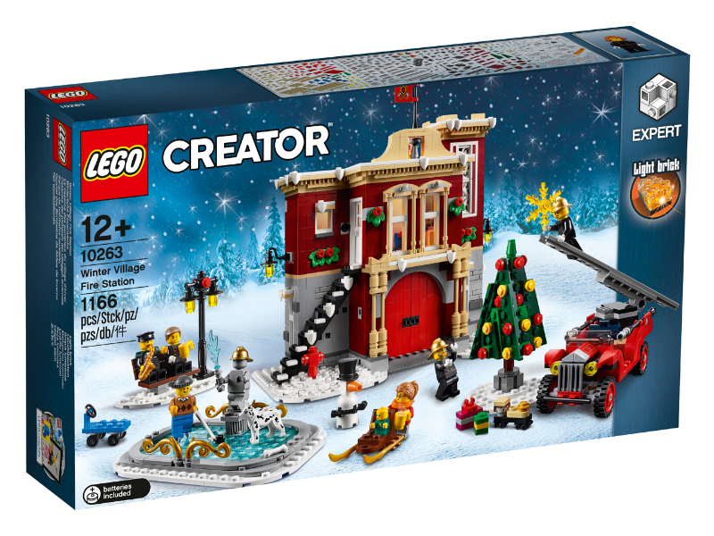 LEGO Creator - 10263 - Winter Village Fire Station - USAGÉ / USED