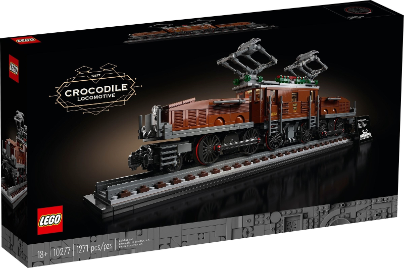 LEGO Signature - 10277 - Crocodile Locomotive - USED / USAGÉ