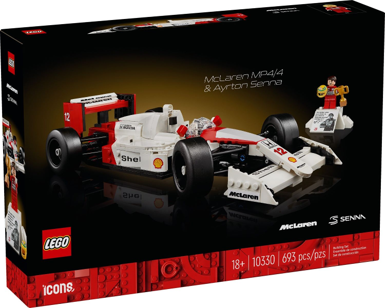 LEGO - Icons - 10330 - McLaren MP4/4 & Ayrton Senna