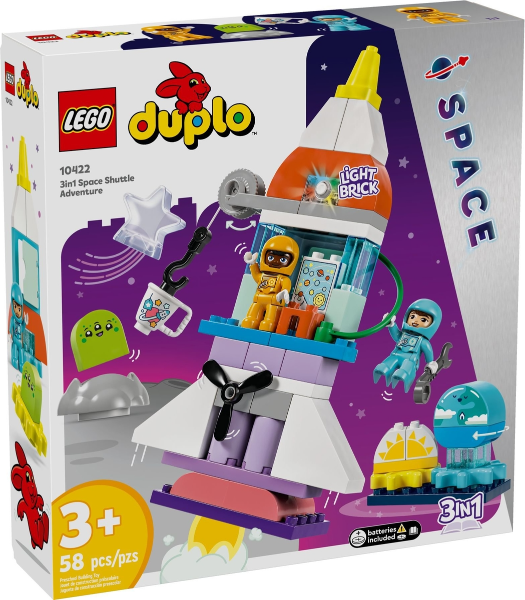 LEGO Duplo - 10422 - 3in1 Space Shuttle Adventure