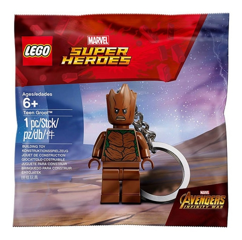 LEGO Marvel PROMO - 5005244 - Teen Groot Key Chain POLYBAG