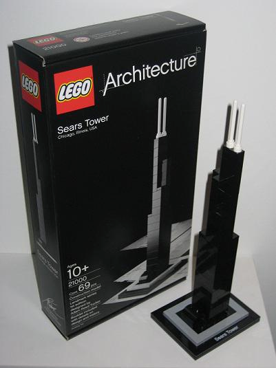 LEGO Architecture - 21000 - Sears Tower - USAGÉ/USED