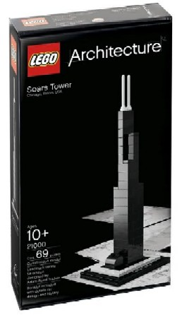 LEGO Architecture - 21000 - Sears Tower - USAGÉ/USED