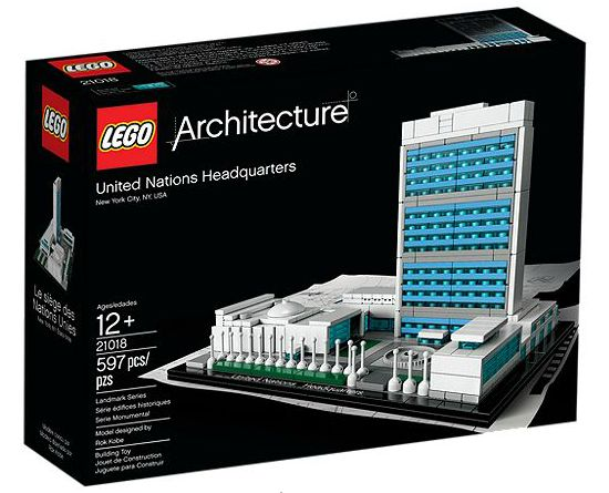 LEGO - Architecture - 21018 - United Nations Headquarters - USAGÉ / USED