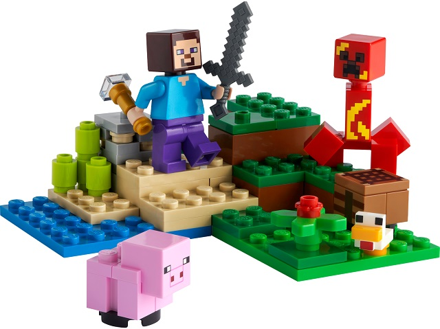 LEGO - Minecraft - 21177 - The Creeper Ambush USAGÉ / USED