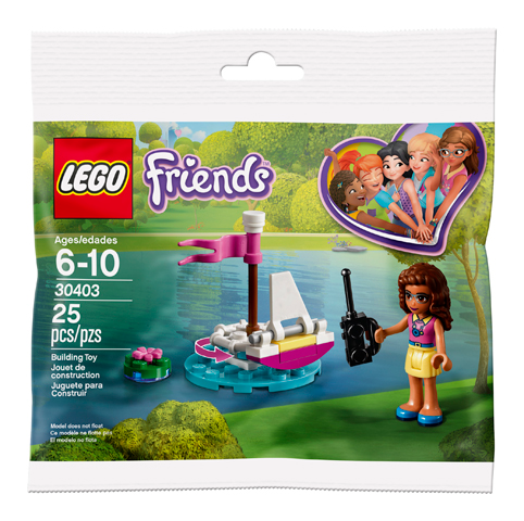 LEGO - 30403 - Le bateau télécommandé d'Olivia Polybag