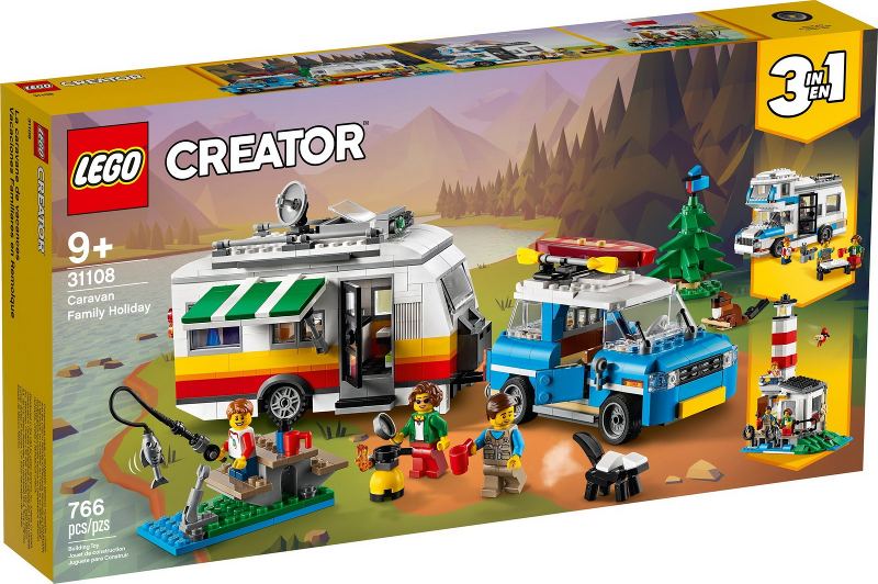 LEGO Creator - 31108 - Caravan Family Holiday USED / USAGÉ