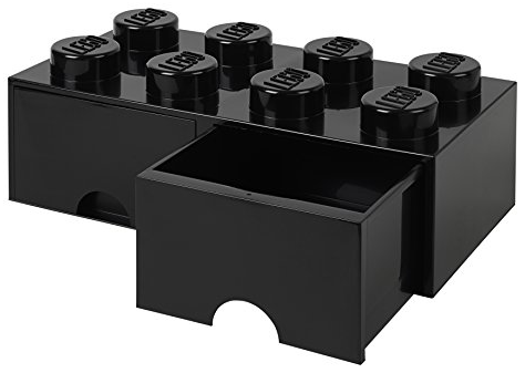 LEGO Licensed Products - 5005718 - 8-Stud Black Storage Brick Drawer