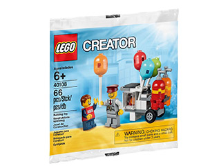 LEGO - 40108 - Poly-sac avec chariot à ballons
