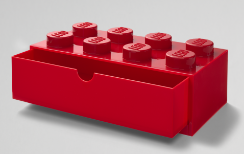 LEGO Licensed Products - 5005871 - 8-Stud Red Desk Drawer