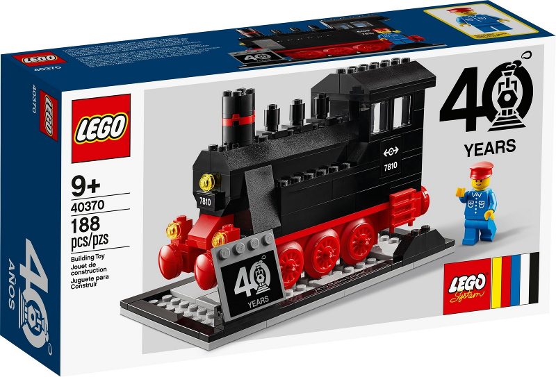 LEGO Promo GWP - 40370 - Steam Engine {Reissue of Set 7810} - USAGÉ / USED