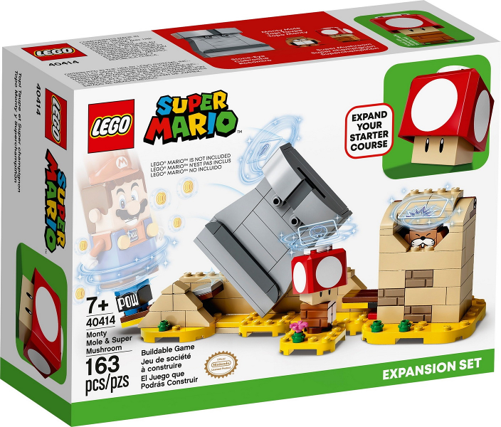 LEGO Super Mario - 40414 - Monty Taupe et Super Champignon - Ensemble d'extension