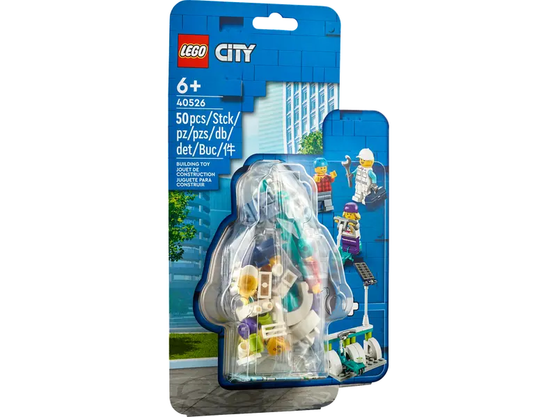 LEGO City - 40526 - Blister de scooters électriques et station de chargement