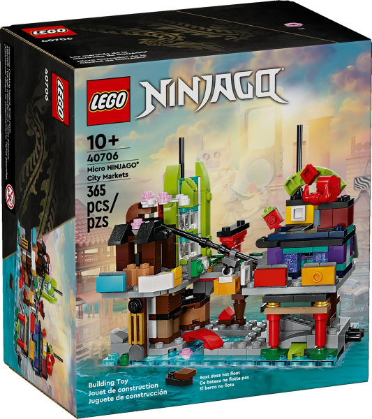 LEGO - Promo - 40706 - Micro NINJAGO City Markets