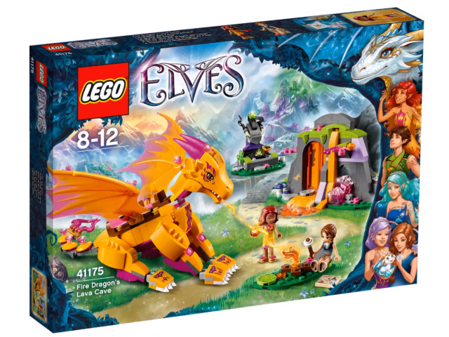 LEGO Elves - 41175 - Fire Dragon's Lava Cave - USED / USAGÉ