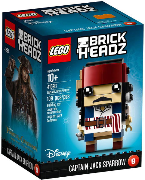 LEGO - Brickheadz - 41593 - Captain Jack Sparrow