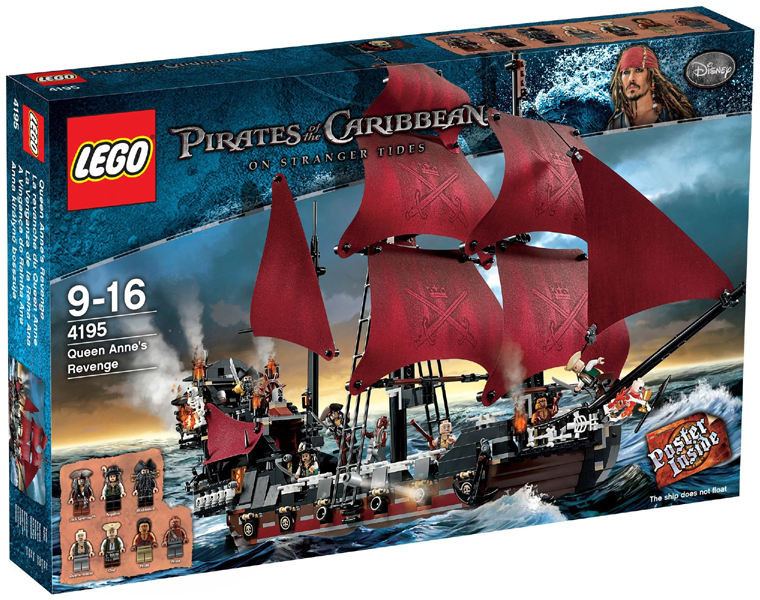 LEGO Pirates of the Caribbean - 4195 - Queen Anne's Revenge USED / USAGÉ