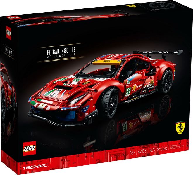 LEGO Technic - 42125 - Ferrari 488 GTE AF CORSE