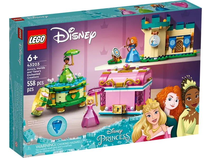 LEGO Disney - 43203 - Aurora, Merida and Tiana’s Enchanted Creations