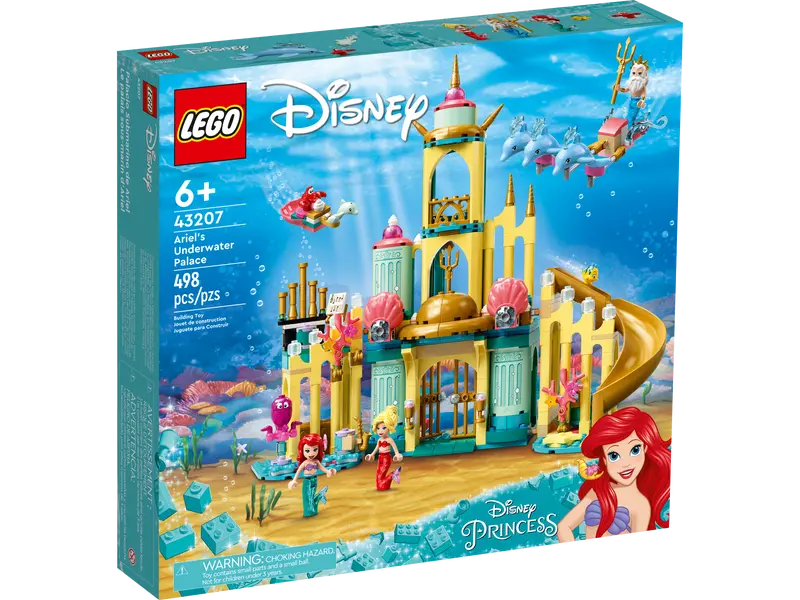 LEGO Disney - 43207 - Le palais sous-marin d'Ariel