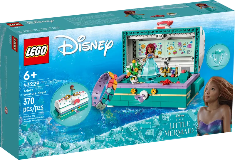 LEGO Disney - 43229 - Le coffre au trésor d'Ariel