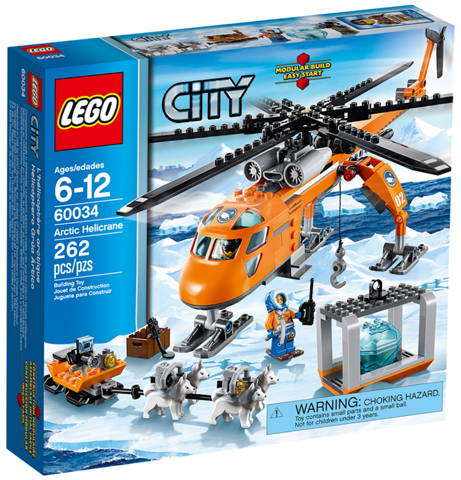 LEGO - City - 60034 - Arctic Helicrane - USAGÉ / USED