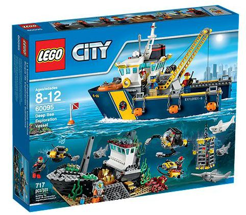 LEGO City - 60095 - Deep Sea Exploration Vessel - USAGÉ / USED