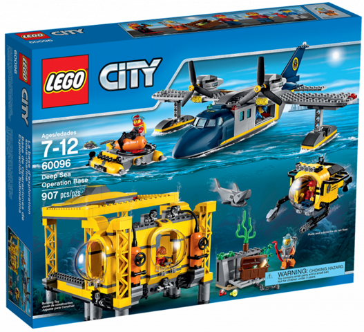 LEGO City - 60096 - Deep Sea Operation Base - USAGÉ / USED