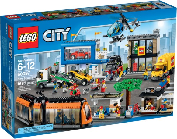 LEGO City - 60097 - City Square - USAGÉ / USED