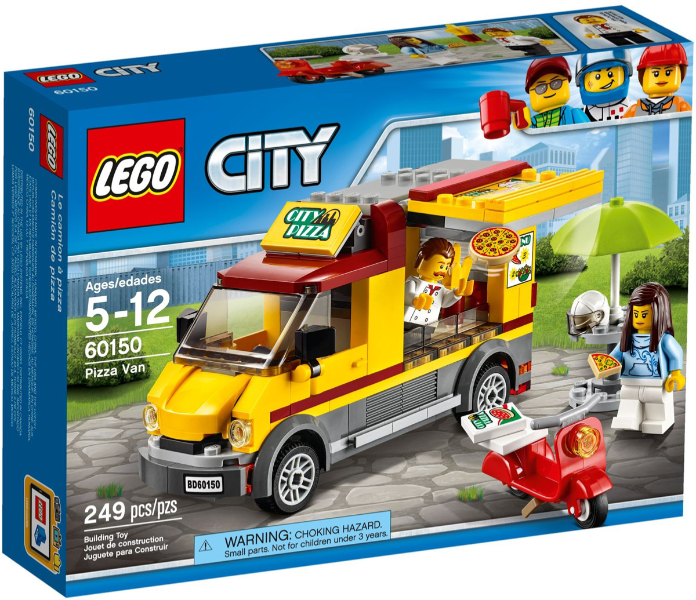 LEGO City - 60150 - Pizza Van - USAGÉ / USED