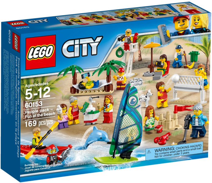 LEGO City - 60153 - People pack - Fun at the beach - USAGÉ / USED