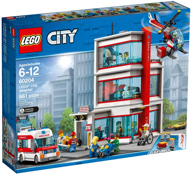 LEGO City - 60204 - City Hospital - USAGÉ / USED