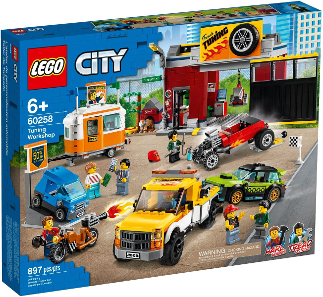 LEGO City - 60258 - Tuning Workshop - USAGÉ / USED