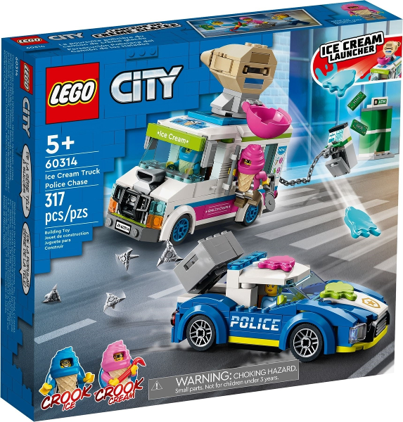 LEGO - City - 60314 - Ice Cream Truck Police Chase - USAGÉ / USED