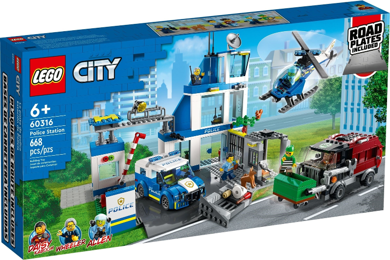 LEGO City - 60316 - Police Station - USAGÉ / USED