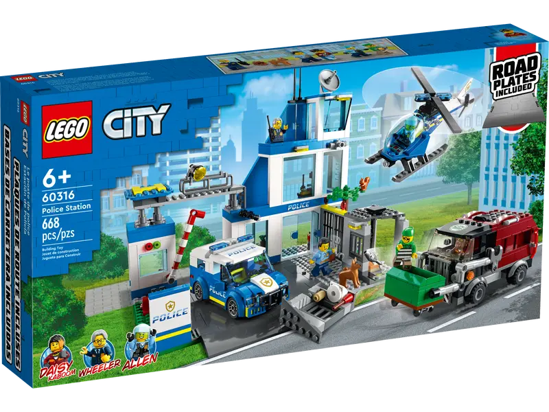 LEGO City - 60316 - Le commissariat de police