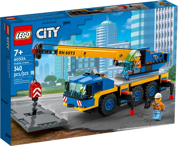 LEGO - City - 60324 - Mobile Crane - USAGÉ / USED