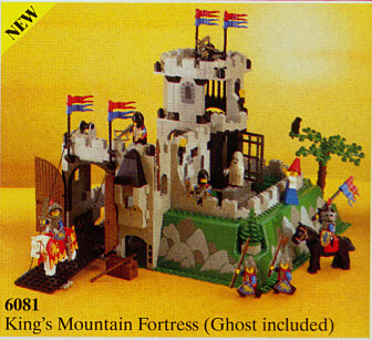LEGO - Legoland - 6081 - King's Mountain Fortress - USAGÉ / USED