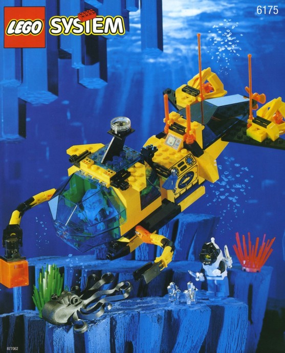LEGO - System - 6175 - Crystal Explorer Sub - USAGÉ / USED