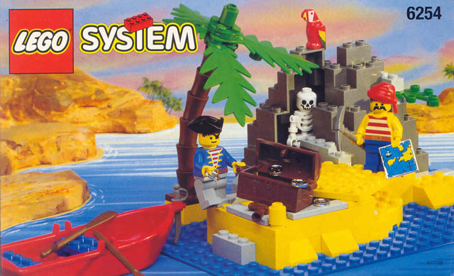 Système LEGO - 6254 - Récif Rocky - USAGÉ / USED