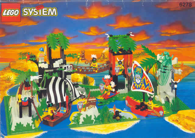 Système LEGO - 6278 - L'Île Enchantée - USAGÉ / USED
