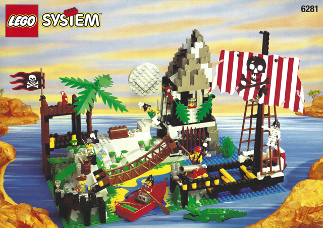 LEGO System - 6281 - Pirates Perilous Pitfall - USAGÉ / USED