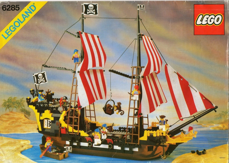 LEGO LEGOLAND - 6285 - Black Seas Barracuda - USAGÉ / USED