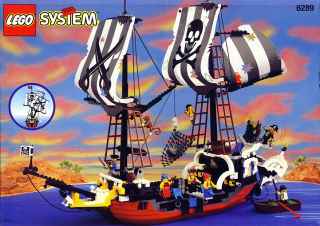 LEGO System - 6289 - Le coureur de barbe rouge - USAGÉ / USED