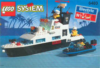 LEGO System - 6483 - Patrouille côtière - USAGÉ / USED