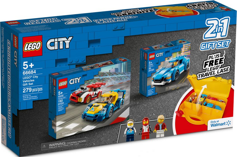 LEGO City - 66684 - ity Bundle Pack, 2 in 1 Gift Set (Sets 60256 and 60285 with Storage Case)