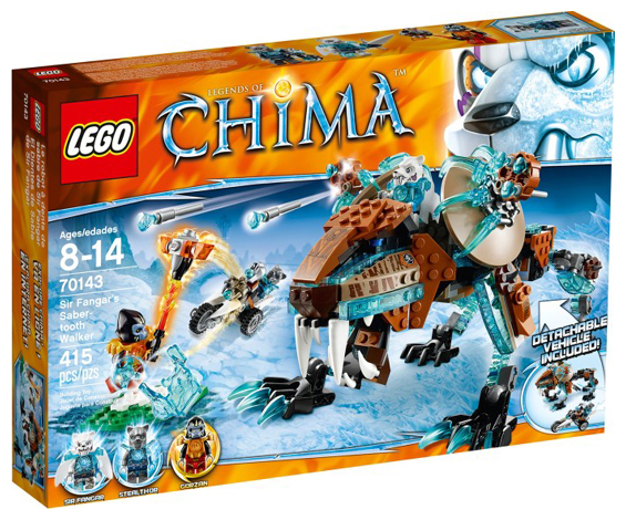 LEGO - Chima - 70143 - Sir Fanger's Sabertooth Walker - USAGÉ / USED