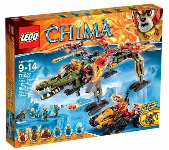 LEGO - Legends of Chima - 70227 - King Crominus' Rescue