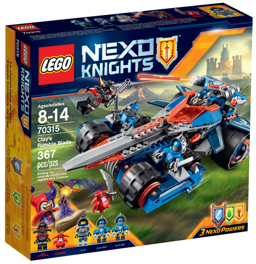 LEGO - Nexo Knights - 70315 - Clay's Rumble Blade - USAGÉ / USED